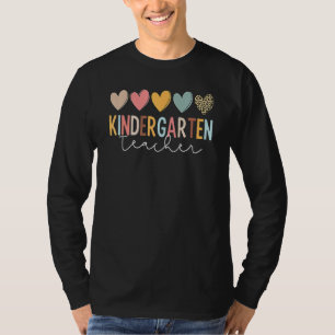 Camiseta Maestra de jardín de infantes primer día de escuel
