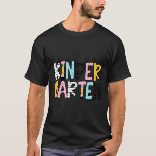 Camiseta Maestra de jardín de infantes primer día de escuel