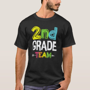 Camiseta Maestra de la Equipo de 2do Grado Cuadrilla de 2do