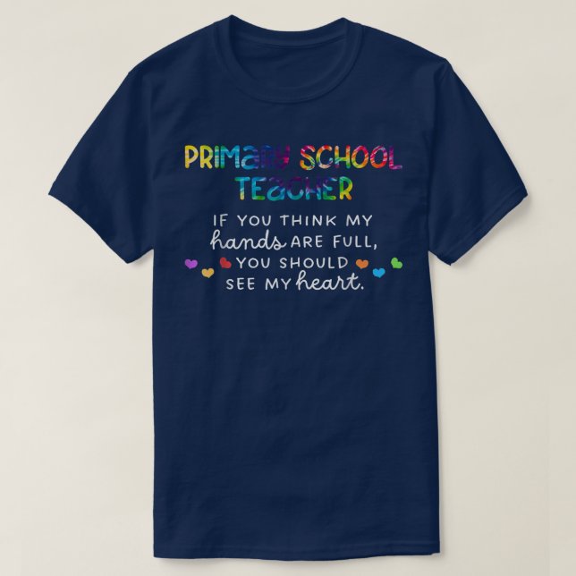 Camiseta Maestra De La Escuela Primaria Si Crees Que Mis Ma (Diseño del anverso)