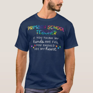 Camiseta Maestra De La Escuela Primaria Si Crees Que Mis Ma