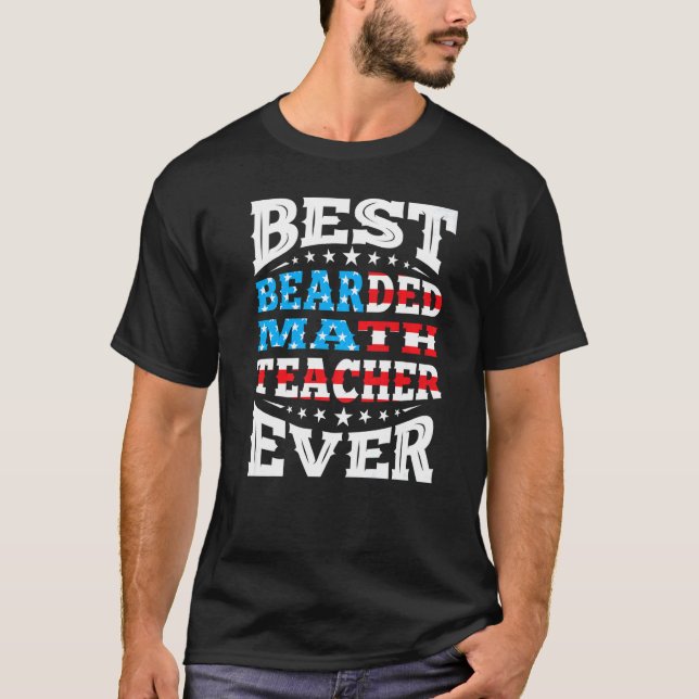 Camiseta Maestra De Matemáticas Con Cabeza 4 De Julio Eeuu (Anverso)