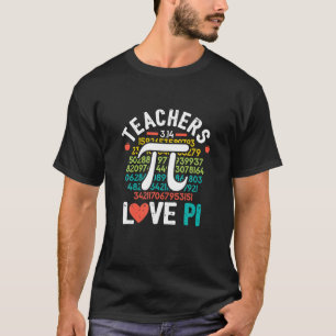 Camiseta Maestra De Matemáticas De Día Pi Graciosa Cute Ner