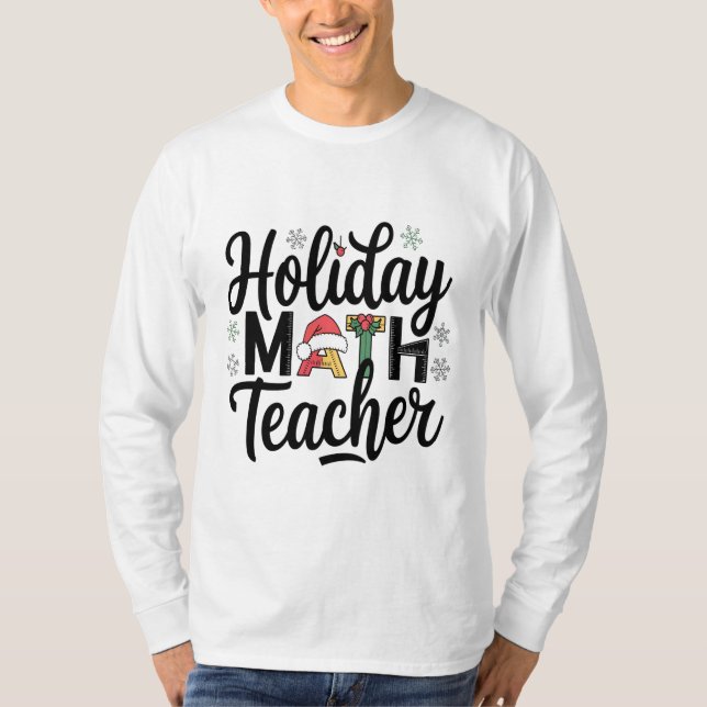 Camiseta Maestra de matemáticas de vacaciones: Regalo de Na (Anverso)