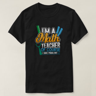Camiseta Maestra De Matemáticas De Vuelta A La Escuela