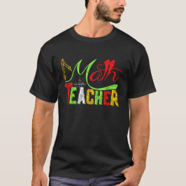 Camiseta Maestra De Matemáticas De Vuelta A La Escuela
