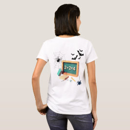 Camiseta Maestra de matemáticas espeluznante