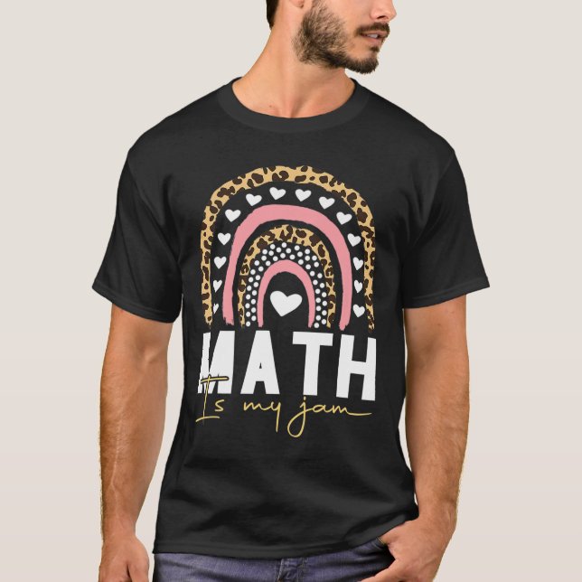 Camiseta Maestra de matemáticas - Las matemáticas son mi tr (Anverso)