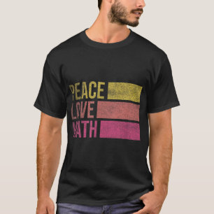 Camiseta Maestra de matemáticas, paz, matemáticas
