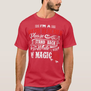 Camiseta Maestra De Matemáticas Soy Maestra De Matemáticas,