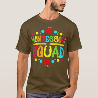 Camiseta Maestra de Montessori Squad I