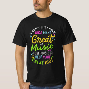 Camiseta Maestra de Música - Ayuda a los niños a hacer músi