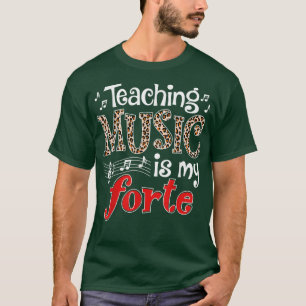 Camiseta Maestra De Música Enseñando Música Es Mi Amo De La