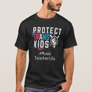 Camiseta Maestra De Música Protege A Los Niños Trans Transg