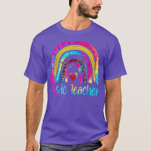 Camiseta Maestra de Música Rainbow Tie Dye Funny School Mus