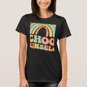 Camiseta Maestra de Orientación Escolar Rainbow Groovy