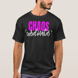 Camiseta Maestra de padres divertida coordinadora del caos