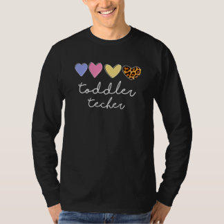 Camiseta Maestra de párvulos leopardo Preescolar Equipo de 