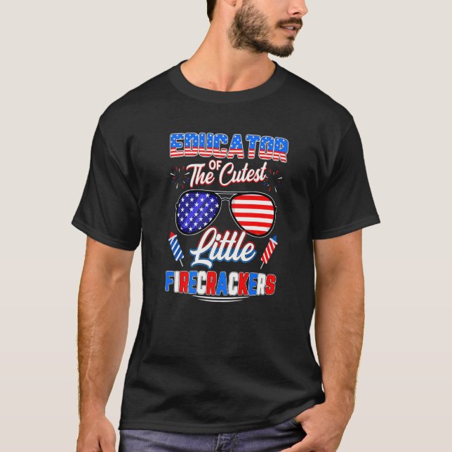Camiseta Maestra De Pequeños Educadores Deliciosos Quemador (Anverso)