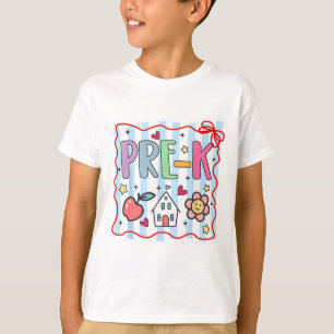 Camiseta Maestra de pre kínder niña niño primer día
