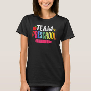 Camiseta Maestra de preescolar equipo de estudiantes de pre