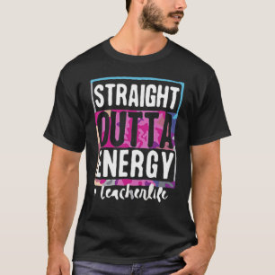 Camiseta Maestra de Prek Straight Outta Energy Love Teacher