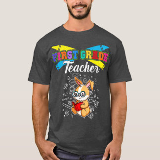 Camiseta Maestra de primer grado Educador de la Escuela Pri