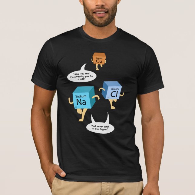 Camiseta Maestra de Química Ciencia Geek Gag (Anverso)