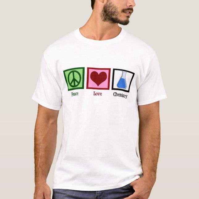Camiseta Maestra de Química de Amor por la Paz (Anverso)
