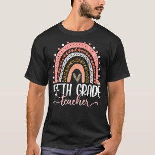 Camiseta Maestra De Quinto Grado Enseña Amor Inspira Primer