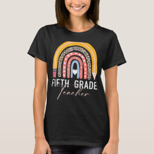 Camiseta Maestra de quinto grado Enseña de quinto grado Boh