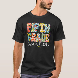Camiseta Maestra De Quinto Grado Feliz Primer Día De Volver