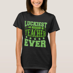 Camiseta Maestra de Saint Paddys Shamrock Lucky St Patricks