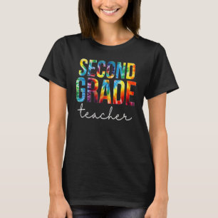 Camiseta Maestra de segundo grado Apreciación de tinte de t
