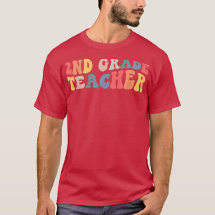 Camiseta Maestra de segundo grado de Retro Grado Gracioso