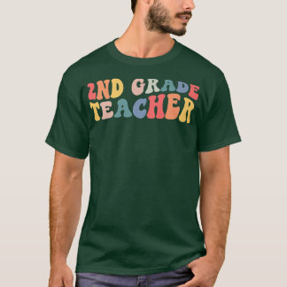 Camiseta Maestra de segundo grado de Retro Grado Gracioso