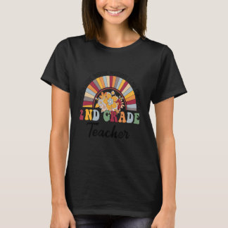Camiseta Maestra de segundo grado Enseña Amor Inspira Boho 
