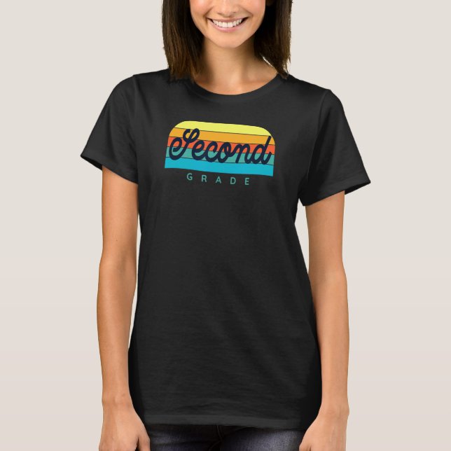 Camiseta Maestra de segundo grado, profesora de segundo gra (Anverso)