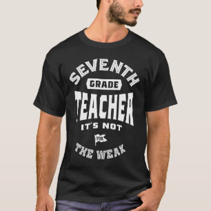 Camiseta Maestra de séptimo grado no es para débiles