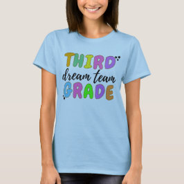 Camiseta Maestra De Tercer Grado, De Vuelta A La Escuela, E