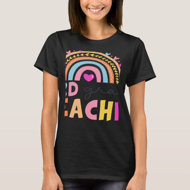 Camiseta Maestra de tercer grado Maestría elemental 3er gra (Anverso)