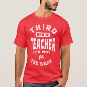 Camiseta Maestra de tercer grado no es para débiles