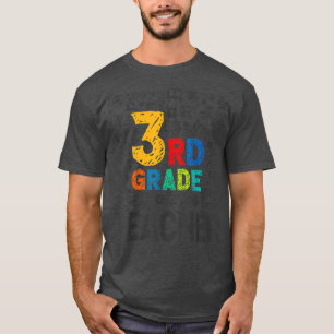 Camiseta Maestra de tercer grado vuelve a la escuela gráfic