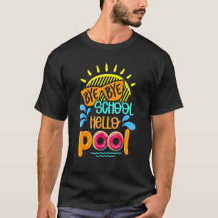Camiseta Maestra de vacaciones de verano adiós escuela de s