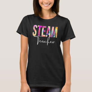 Camiseta Maestra de vapor Tinte de nudo Regreso a la escuel