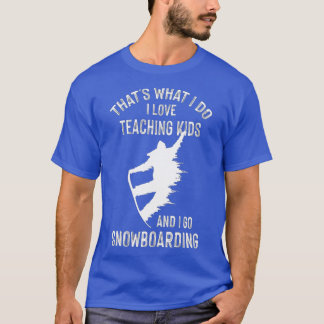 Camiseta Maestra de Wintersports Tutor Snowboarding (1)