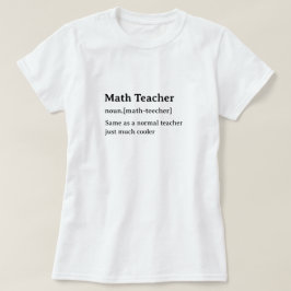 Camiseta Maestra: Definición de diccionario humorística