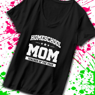 Camiseta Maestra del año - Homeschool Mom