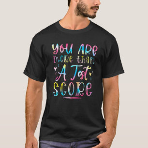 Camiseta Maestra Del Día De Prueba De Tejido, Es Más Que Un