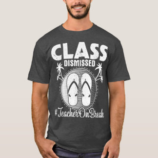 Camiseta Maestra Despedida De Clase En Vacaciones De Verano